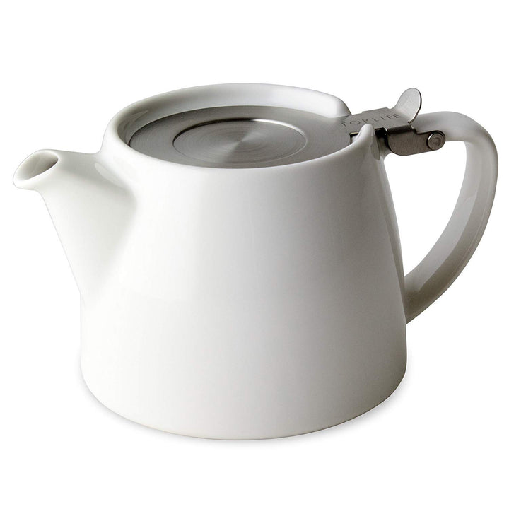 Forlife Porzellan Teekanne "Stump", weiss, 0.5L, Weiss