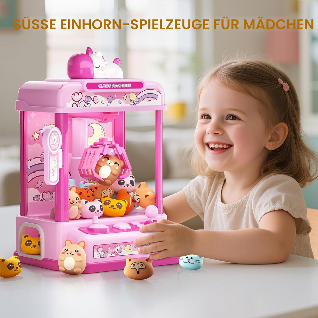 Skirfy Greifautomat für Kinder ab 6 Jahren,Mini Traumhafte Candy Grabber,Spielzeugautomat Greifspiel