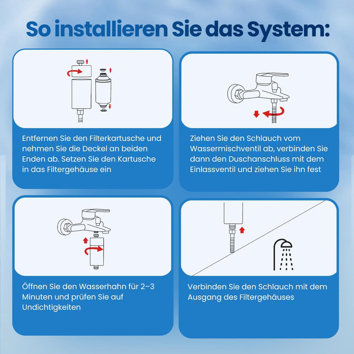 EVERSPRING Wasserduscha-Filterelement – Online-Duschaufbereiter, kompatibel mit Philips Duschfilter