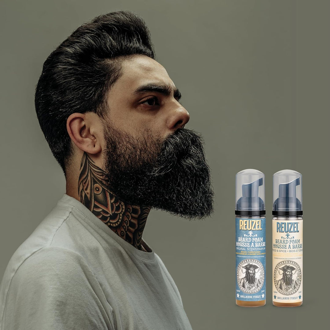 Reuzel Beard Foam, Reduces Beardruff And Itchy Skin, 70 ml