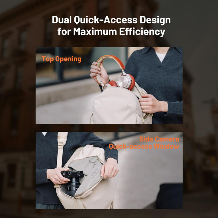 PGYTECH OneGo Lite Kamerarucksack 22L, Leichter Wasserabweisend Rucksack Fotografin für Stadt & Reis