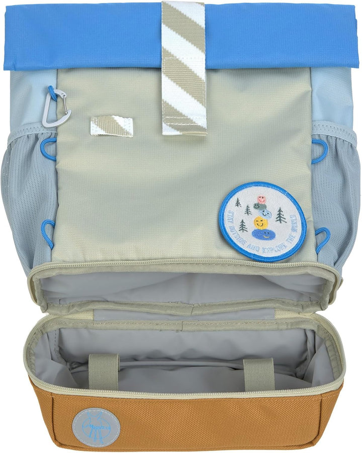 LÄSSIG Kindergartenrucksack Kinderrucksack Rolltop mit Brustgurt wasserabweisend, 11 Liter/Mini Roll