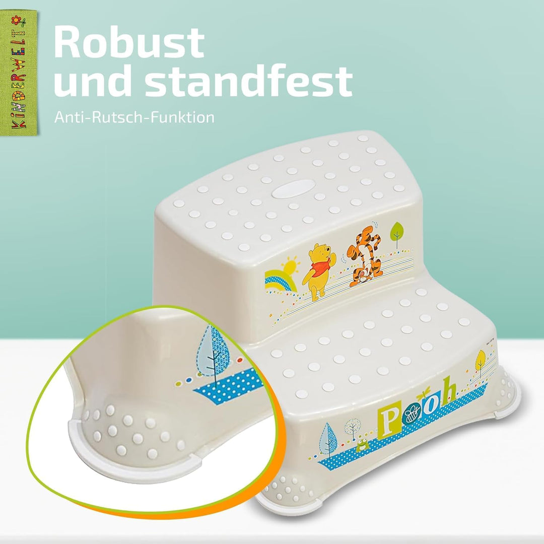 KiNDERWELT Töpfchen Set - für Kleinkinder, Topf, WC Aufsatz, Hocker, Windeleimer (2er Set mit 2-stuf