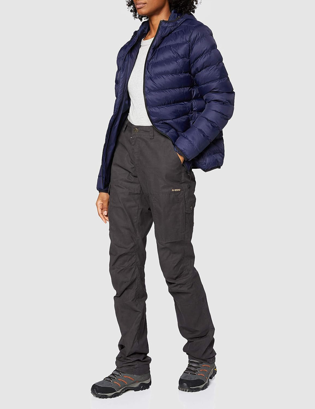 Fjällräven Damen Outdoor-Hose Karla Pro Curved 34 Dark Grey, 34 Dark Grey