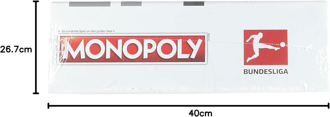 Winning Moves Monopoly Bundesliga Edition - Monopoly Spiel für Fans - Familienspiele Strategie Brett