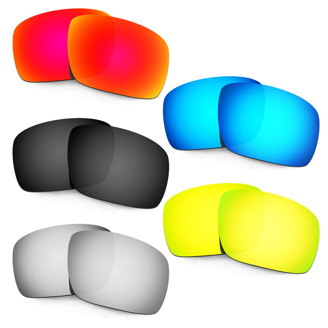 HKUCO Plus Mens Replacement Lenses For Oakley Triggerman - 5 pair