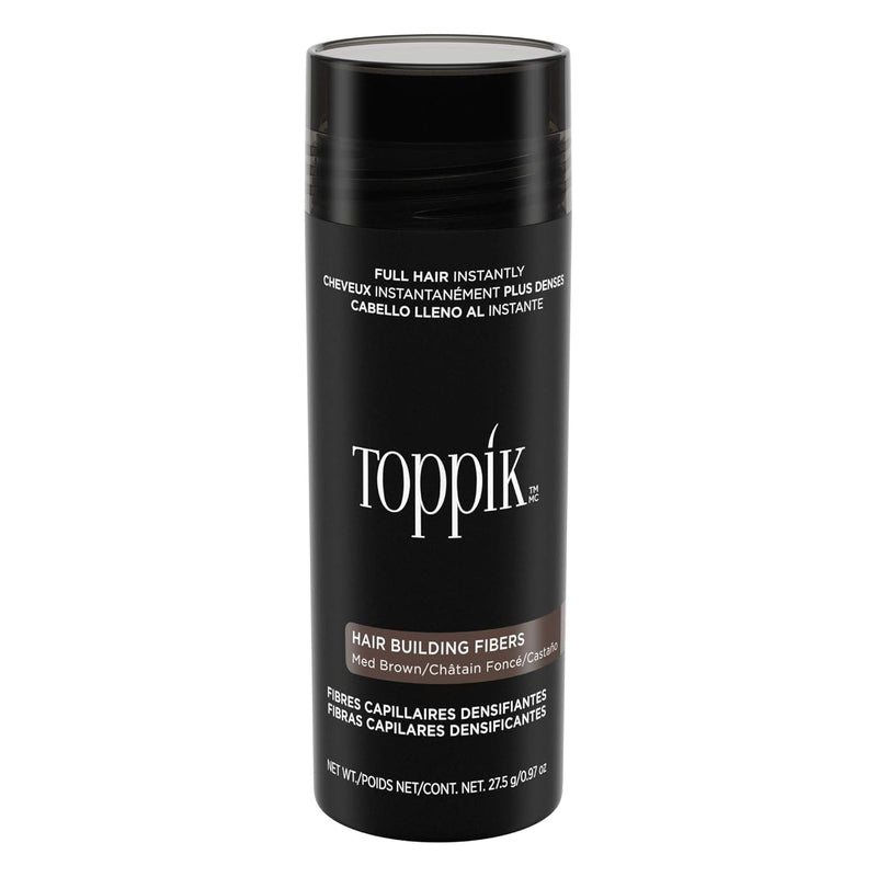 Toppik Haarfasern, Mittelbraun, natürlich gewonnene Fasern aus Keratin für voller aussehendes Haar 2