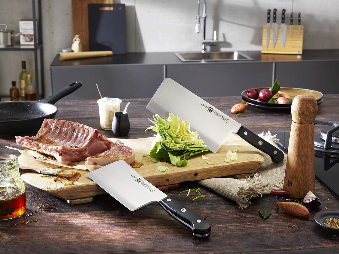 ZWILLING Gourmet Chinesisches Kochmesser, 18 cm, Rostfreier Spezialstahl, Ergonomischer Kunststoff-G