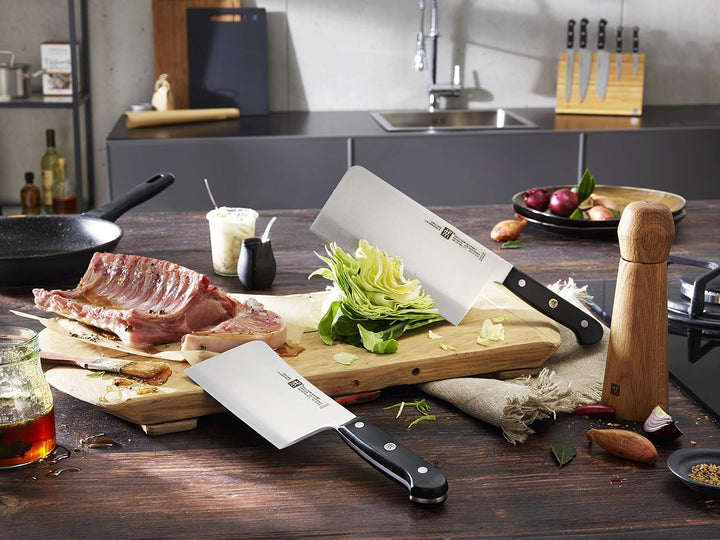 ZWILLING Gourmet Chinesisches Kochmesser, 18 cm, Rostfreier Spezialstahl, Ergonomischer Kunststoff-G