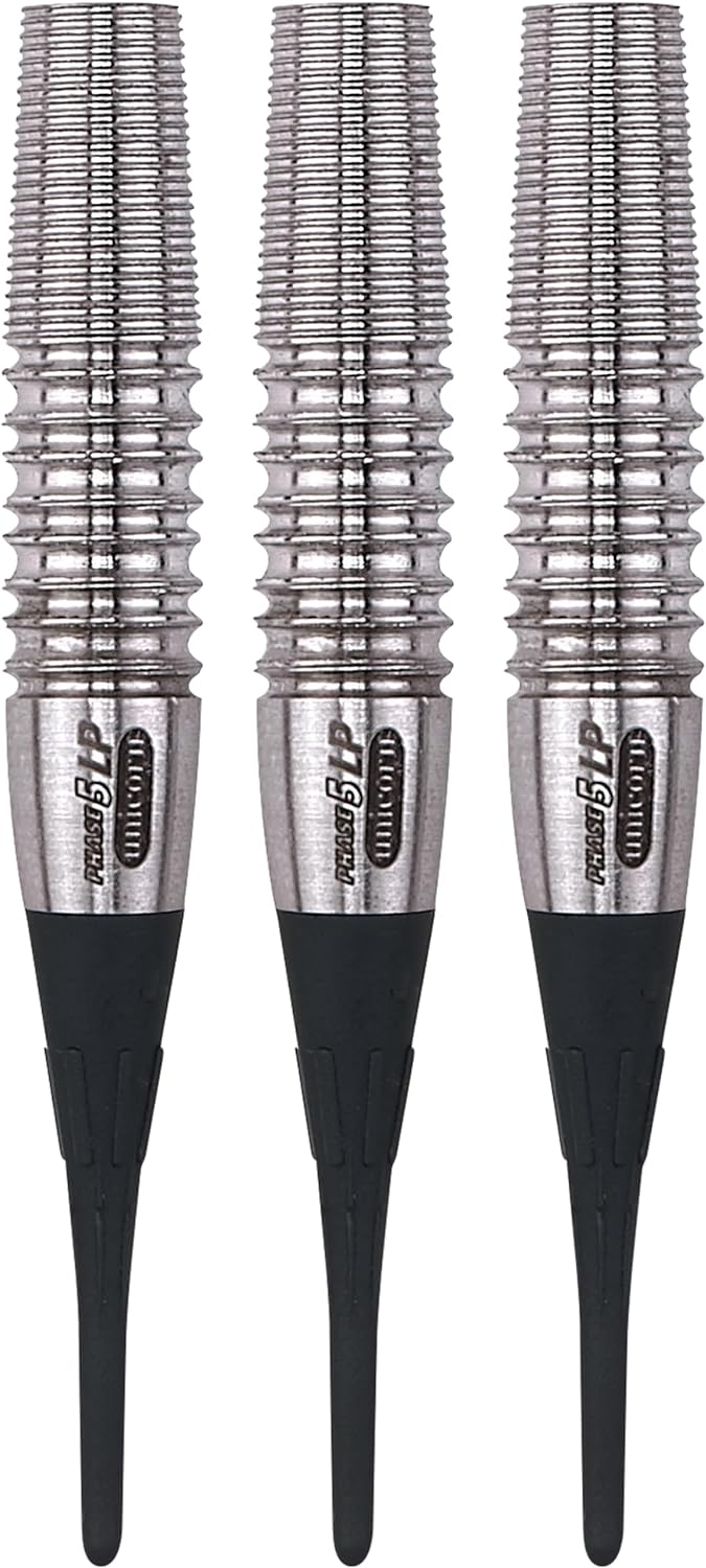 Unicorn Soft Tip Darts Barrels | Evolution World Champion Series Phase 1, 2, 3, 5 & 6 | Natural 90%,