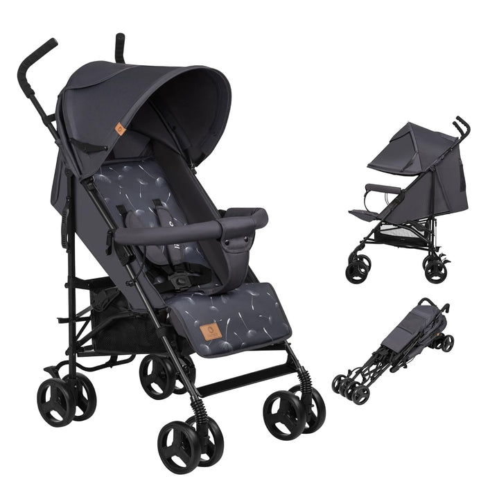 LIONELO Elia Buggy Klein Zusammenklappbar Kinderwagen Bis 15 Kg, Rücken Und Fussstützenverstellung H