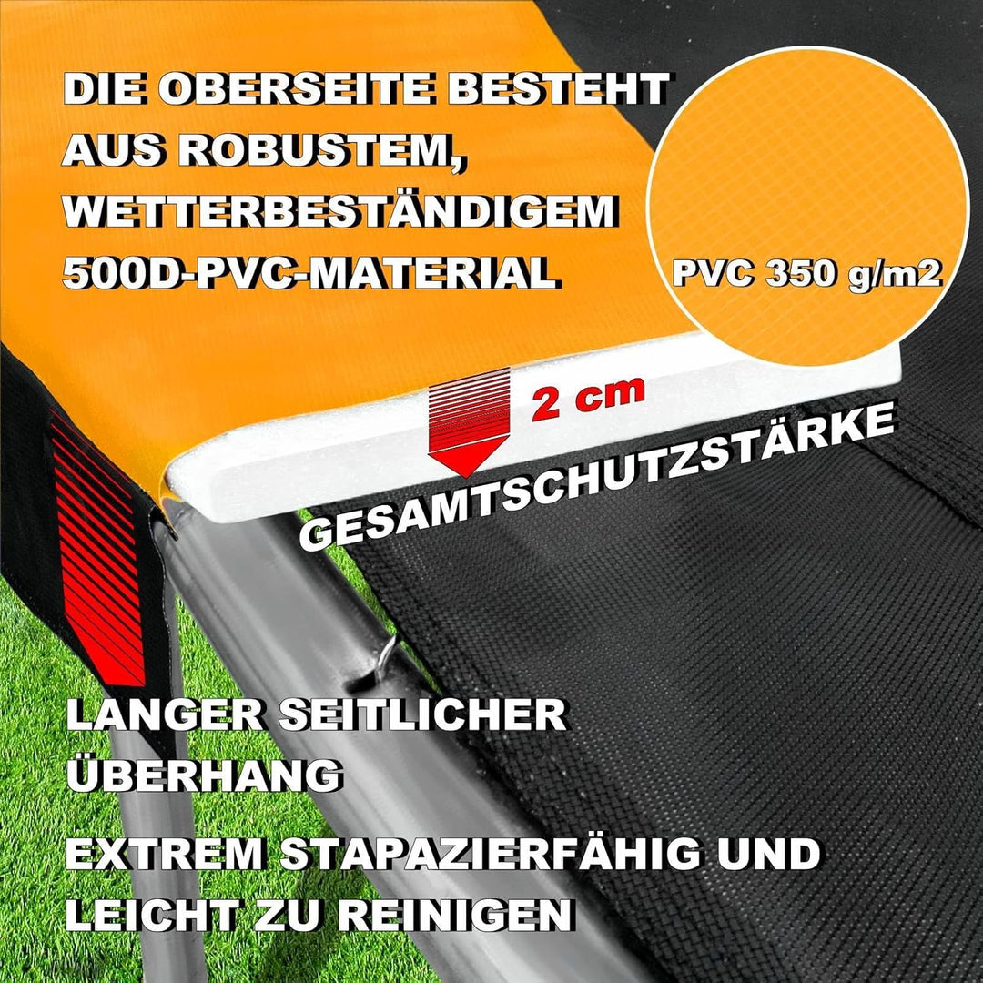 Trampolin Randabdeckung Ø 183 244 250 275 300 305 335 366 370 396 400 427 430 457 460 487 490 cm vie