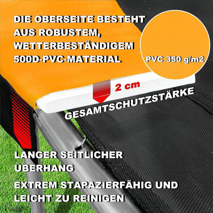 Trampolin Randabdeckung Ø 183 244 250 275 300 305 335 366 370 396 400 427 430 457 460 487 490 cm vie