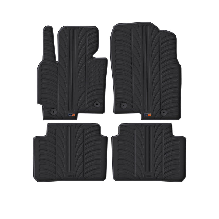 Travall Mats Gummifussmatten Kompatibel Mit Mazda CX-5 (2012-2017) TRM1107 - Allwettermatten Nach Ma
