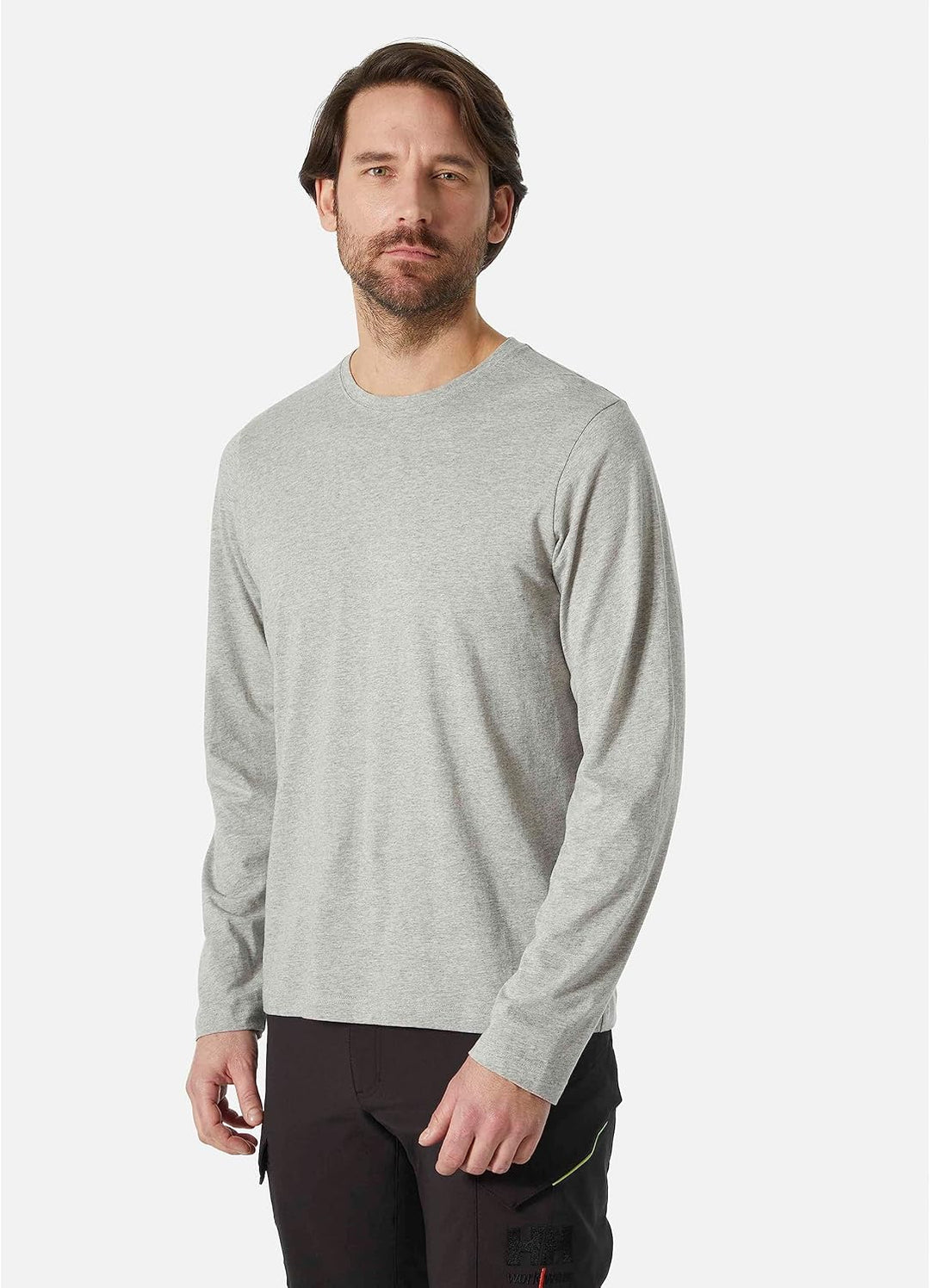 Helly Hansen Workwear Herren Classic Langarmpullover, S Grau Melange