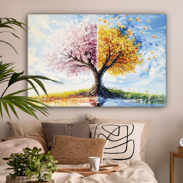 MuchoWow© Leinwandbild Gross 120x80 cm XXL Dekoration Wohnzimmer Bilder Pictures Wall Decoration Liv