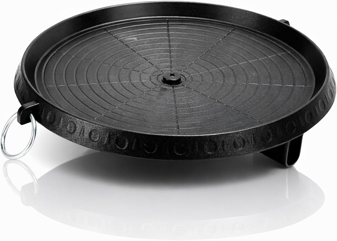 HERCHR Koreanische BBQ Grillpfanne, beschichtete Antihaft Grillplatte, Doppeldicke Aluminiumlegierun