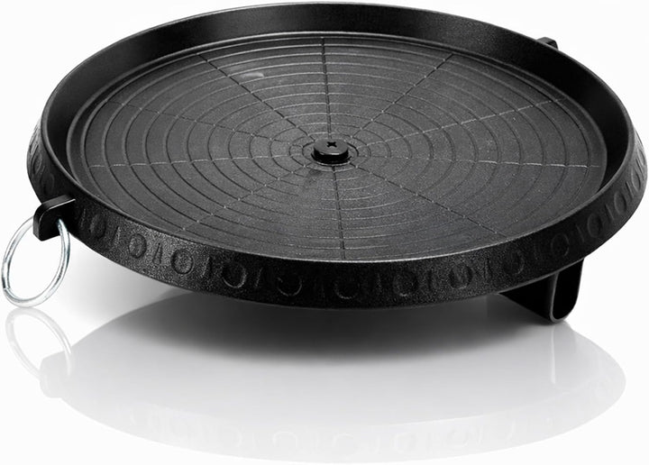 HERCHR Koreanische BBQ Grillpfanne, beschichtete Antihaft Grillplatte, Doppeldicke Aluminiumlegierun