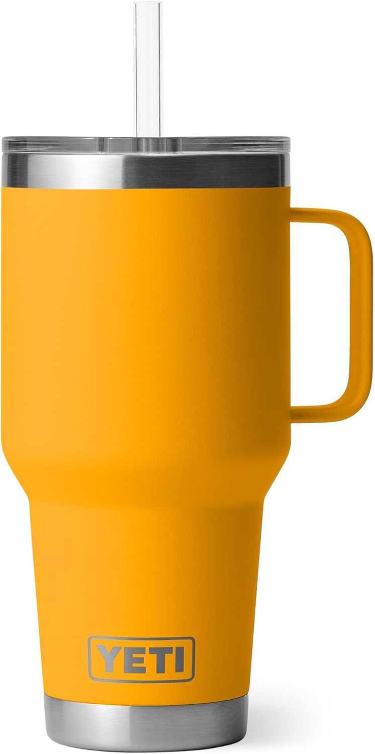 YETI Rambler Strohbecher, Edelstahl, Beekeeper, 35 oz (1035 ml), Beekeeper