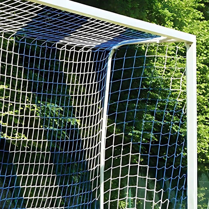 Fussball Tornetz Fussballtornetz 7,50 m x 2,50 m Tiefe Oben 0,80 m unten 1,50 m Fussballnetz zweifar