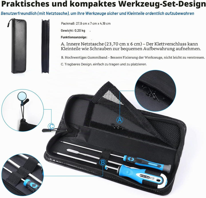 KLS für Dyson V6 V7 V8 V10 V11 Spezialwartungs- und Reinigungswerkzeug Demontagewerkzeug Schraubendr