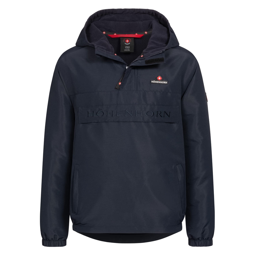 Höhenhorn Craxel Kinder Jungen Mädchen Jacke Windbreaker Gefüttert mit Brusttasche 152 Dunkelblau, 1