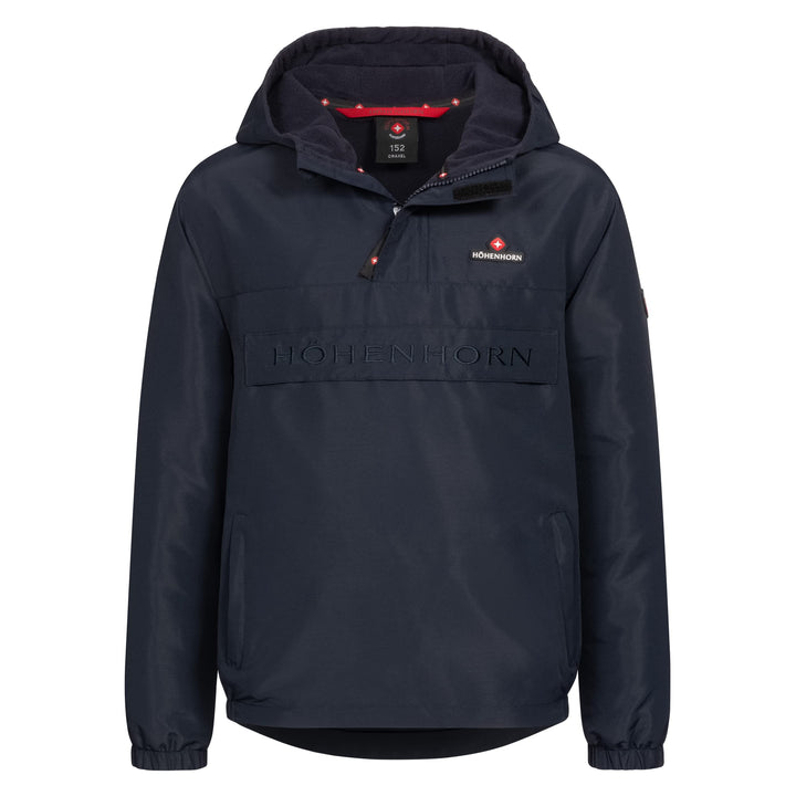 Höhenhorn Craxel Kinder Jungen Mädchen Jacke Windbreaker Gefüttert mit Brusttasche 152 Dunkelblau, 1