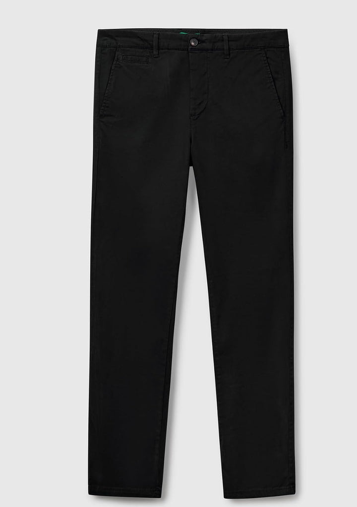 United Colors of Benetton Herren Hose 48 Schwarz 100, 48 Schwarz 100
