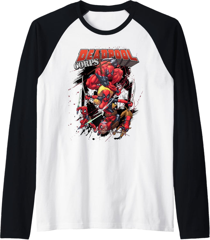 Marvel Deadpool Dead Corps Raglan