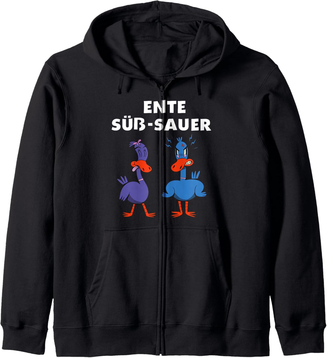Lustiges Ente Süss Sauer Kapuzenjacke