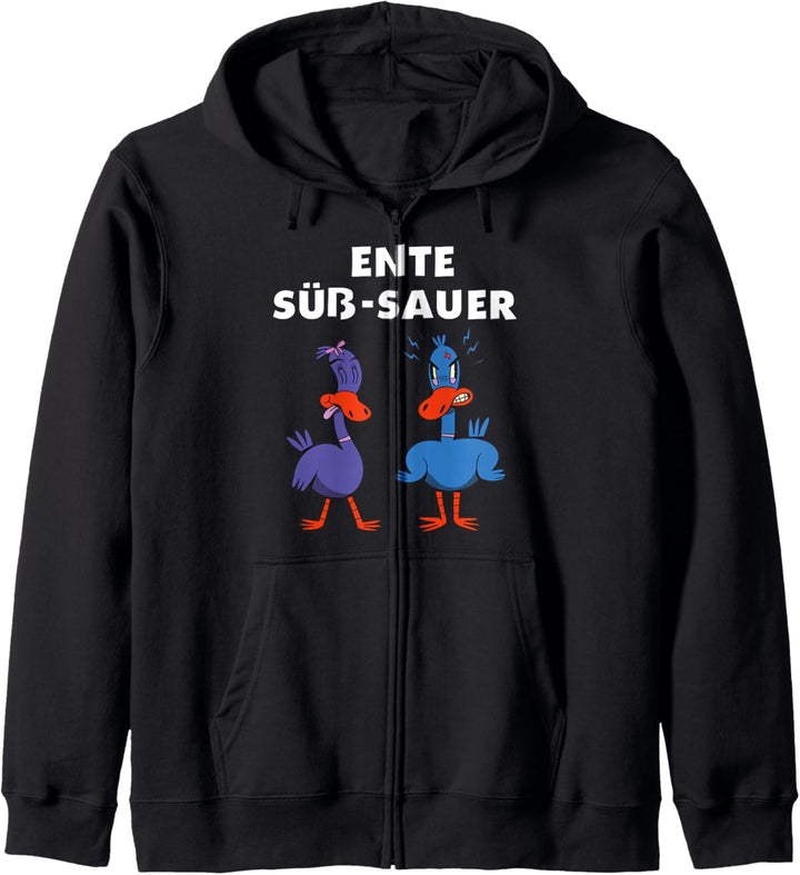 Lustiges Ente Süss Sauer Kapuzenjacke