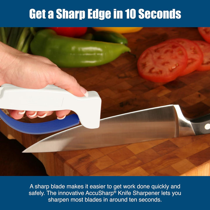 Accusharp 066C Knife Sharpener, 2, 2 Pack, 2 Piece Blue, Blue