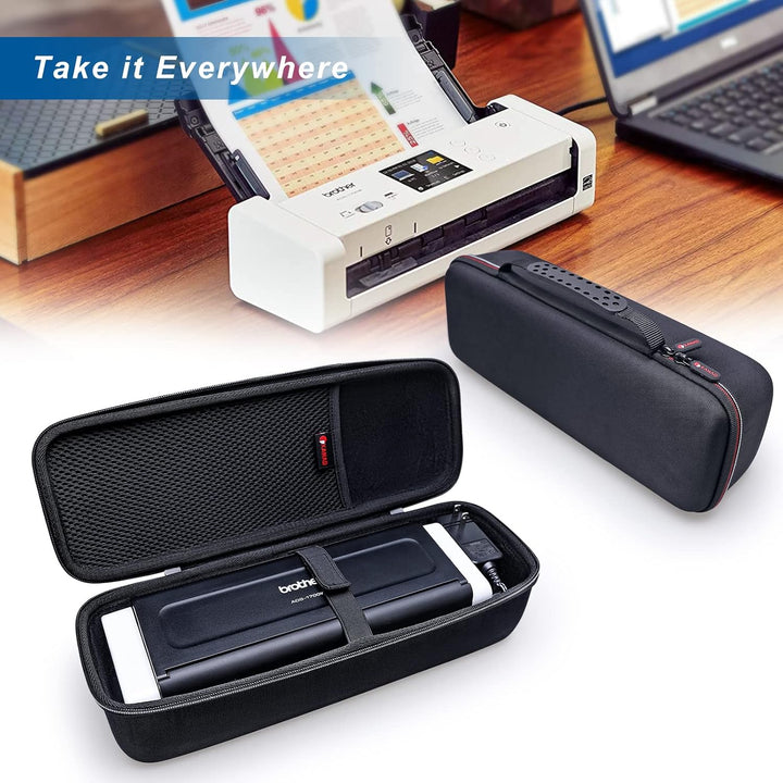 XANAD Tasche für Brother ADS-1800W / ADS-1700W / ADS-1200 Wireless Document Scanner für Zuhause, Hom