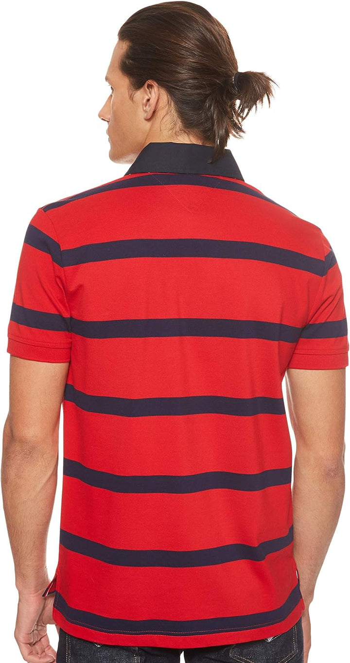 Tommy Hilfiger Herren Poloshirt Regular Fit Kurzarm rot (74) S