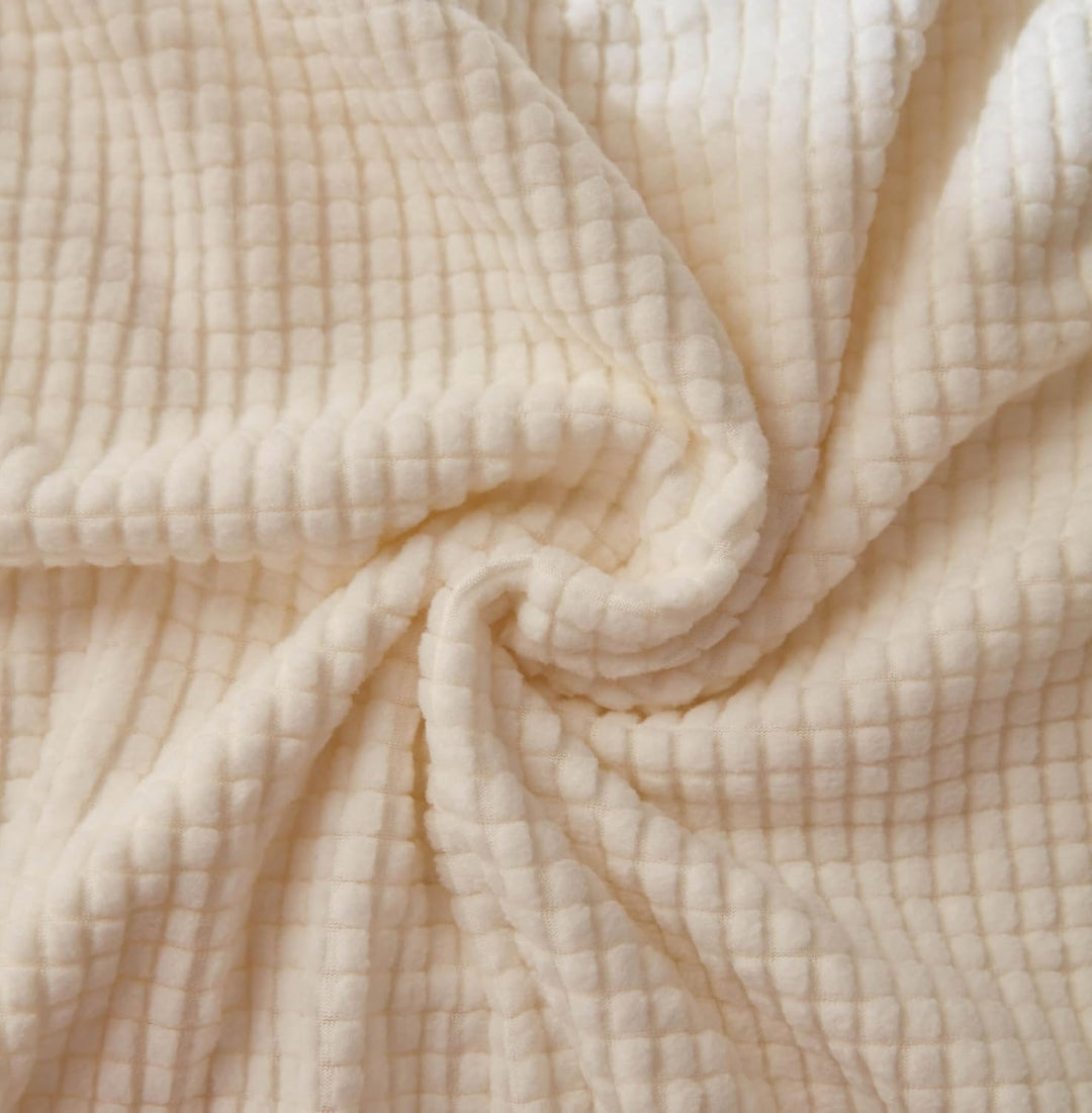 EBETA E Stuhlhussen 4 Stück, Elastische Stuhlbezug, Stretchhusse Stuhlüberzug Jacquard Hussen für Ho