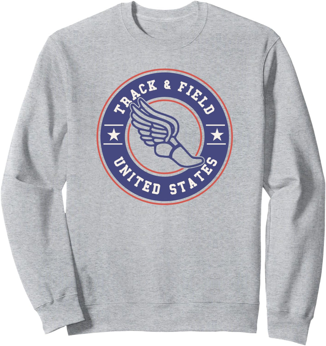Trendy Track & Field United States Winged Sandal Circle Sweatshirt