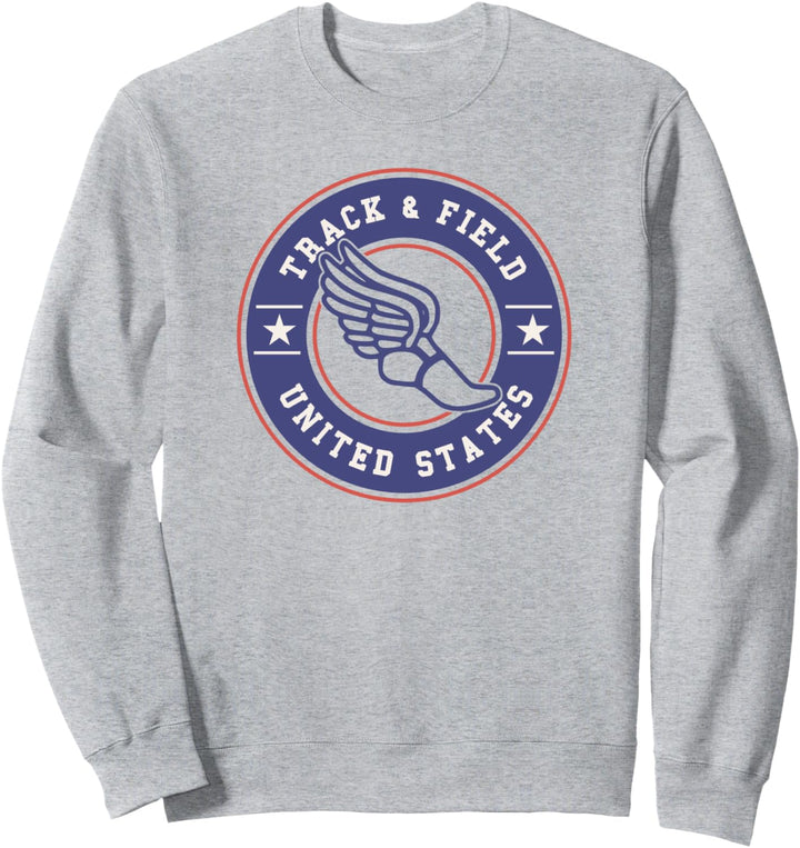 Trendy Track & Field United States Winged Sandal Circle Sweatshirt