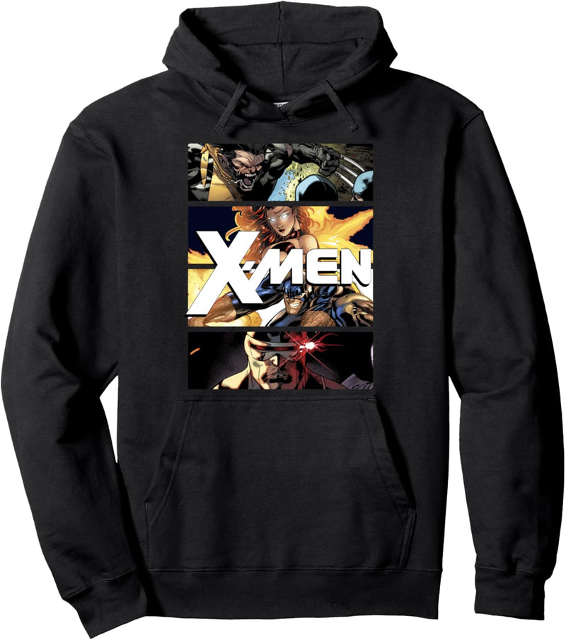 Marvel X-Men Four Panel Portraits Pullover Hoodie