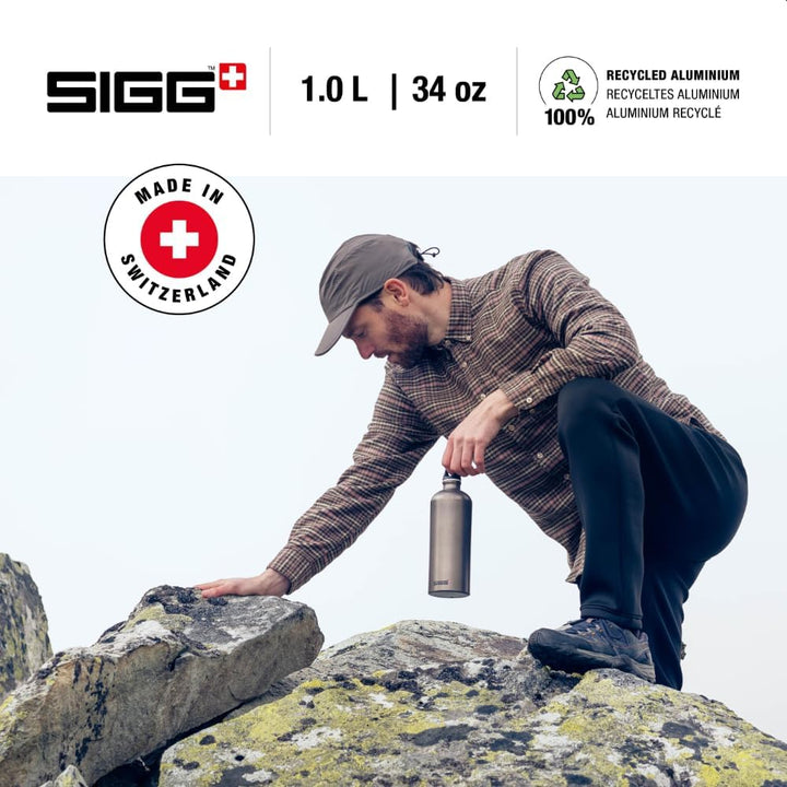 Sigg - Alu Trinkflasche - Traveller - Made in Switzerland - Climatpartner Zertifiziert - Kohlensäure