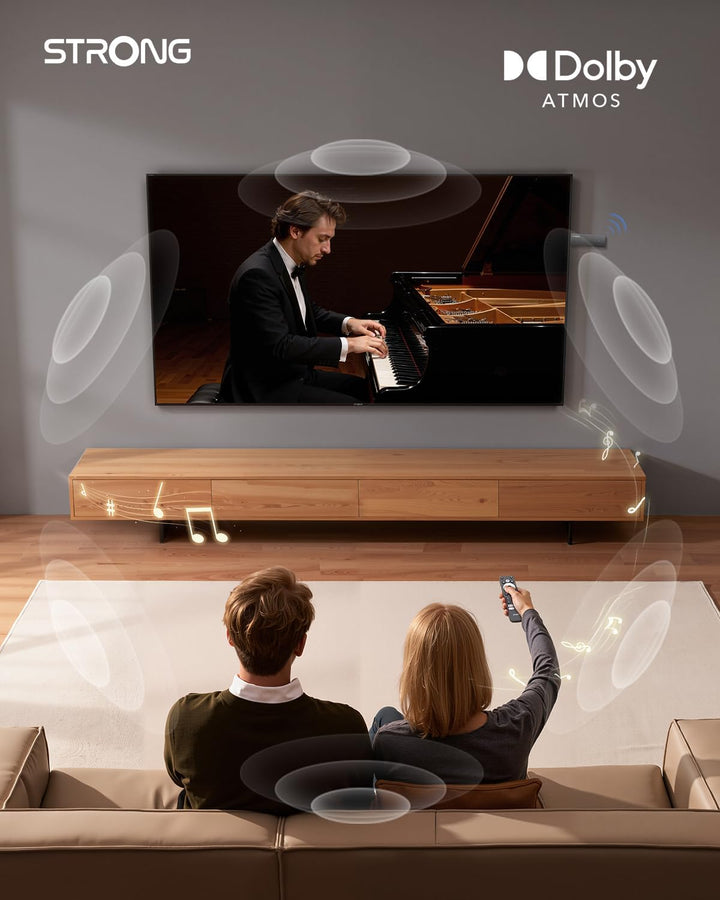 STRONG SRT41 | TV Stick | 4K UHD Stick | HDMI | Google TV | Google Play Store | Netflix | Prime Vide