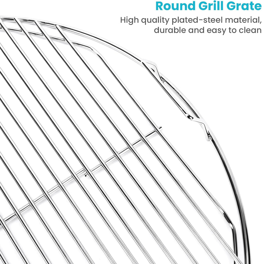 GRISUN Grillrost Rund 54,6 cm klappbar, Ersatz für Weber 57 cm Holzkohlegrill, One-Touch, Performer,