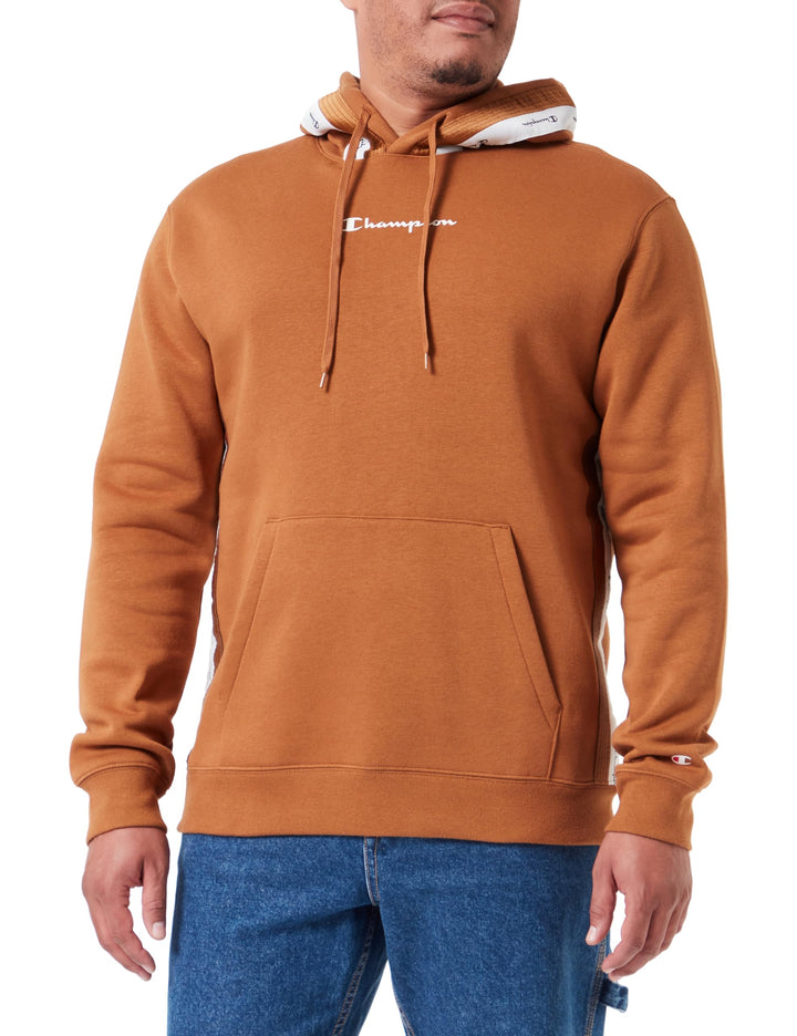 Champion Herren Legacy American Tape-Powerblend Fleece Kapuzenpullover S Marrone Chiaro, S Marrone C
