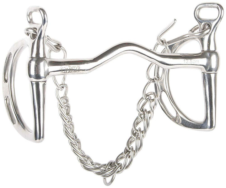 Harry´s Horse Thiedemannkandare mit Zungenbügel 13mm, Grösse:13.5, L