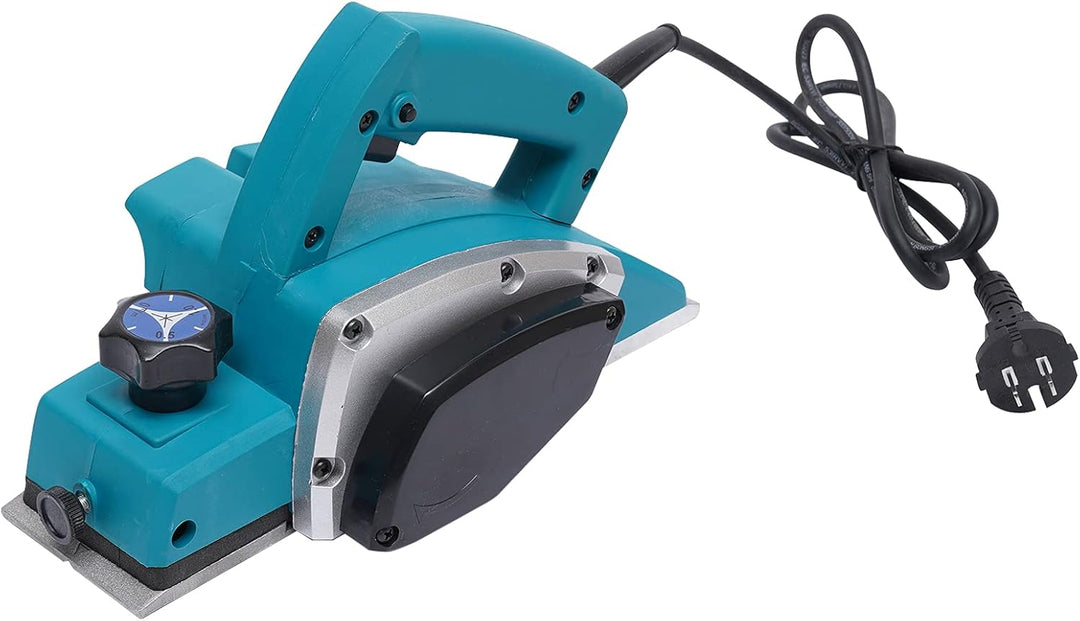 Elektrisch Holzhobel Klein Handhobel, Elektrohobel Holz 16000RPM Hobelbreite 82 mm mit Führung Linea