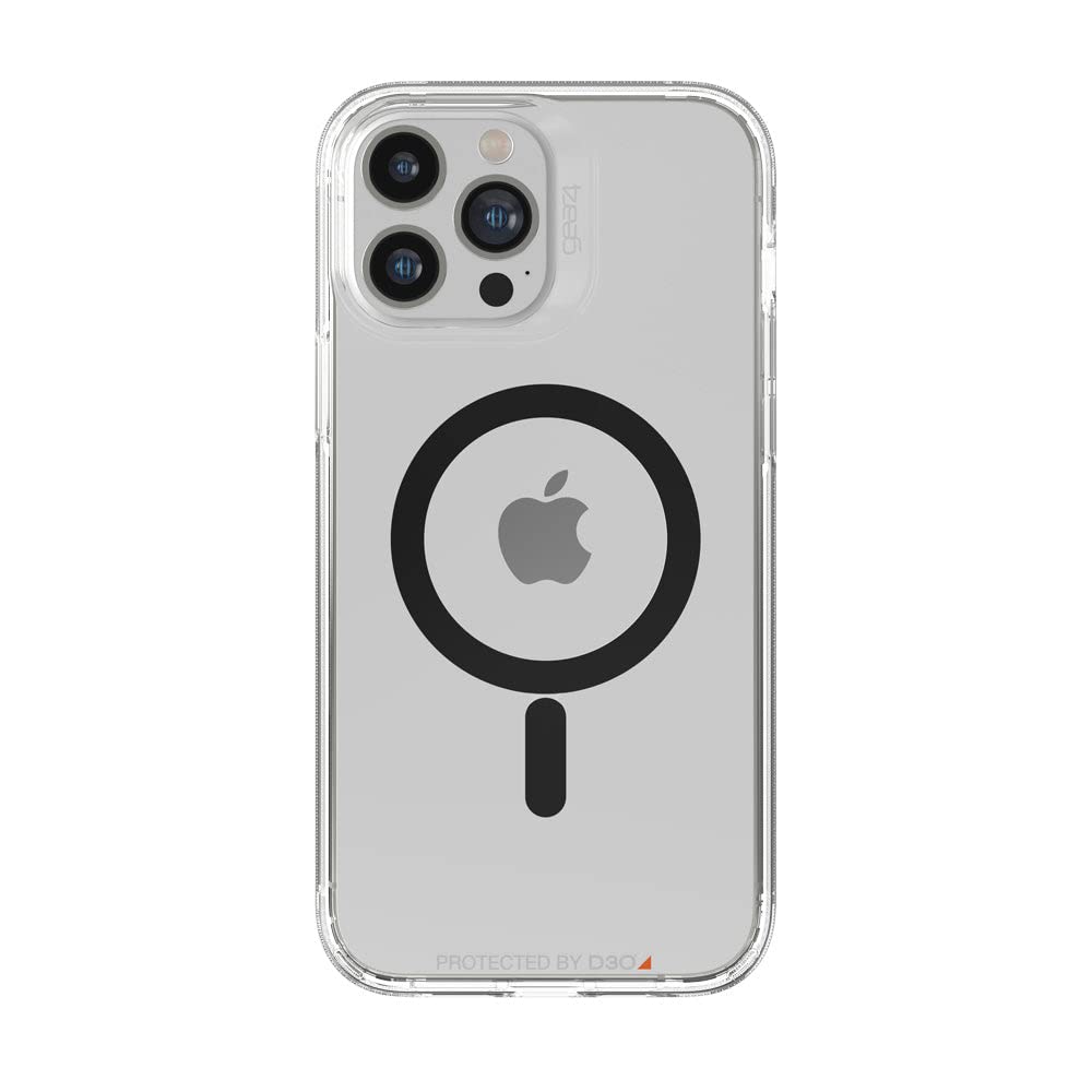 Gear4 ZAGG Santa Cruz Snap MagSafe-kompatibles durchsichtiges Gehäuse, das das D3O -Schutzmaterial h