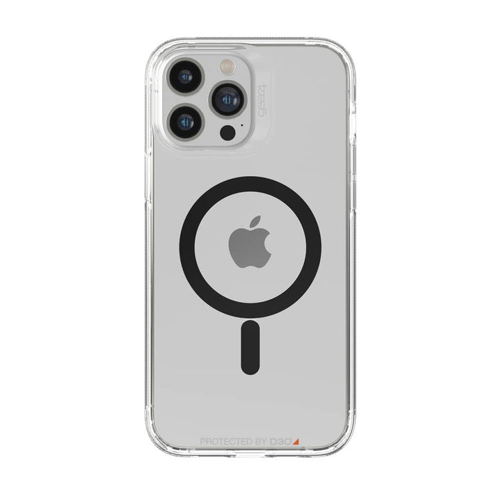 Gear4 ZAGG Santa Cruz Snap MagSafe-kompatibles durchsichtiges Gehäuse, das das D3O -Schutzmaterial h