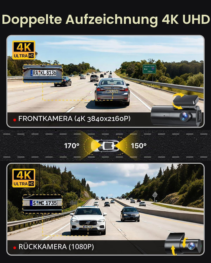 GKU Dash Cam (D600-FR), D600-FR