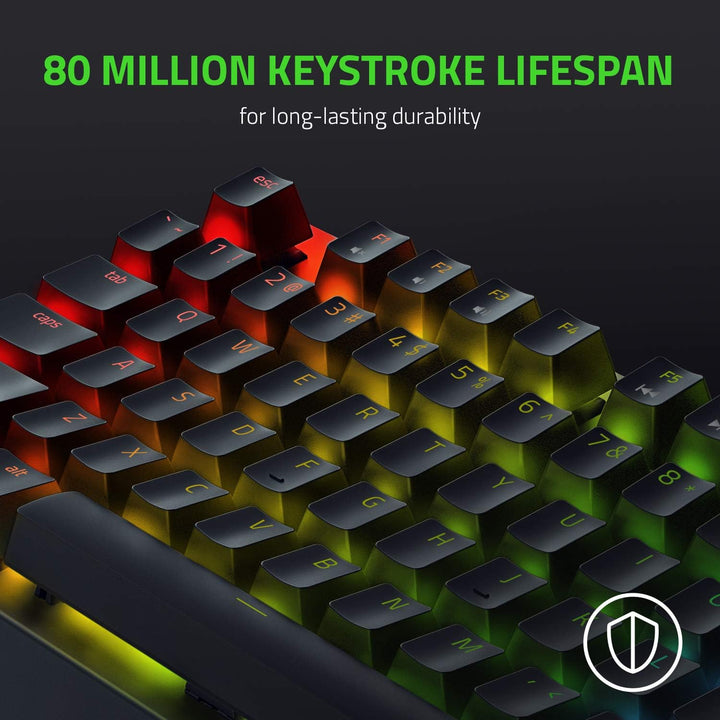 Razer BlackWidow V3 Tenkeyless (Green Switch) - QWERTY Layout Single, Single
