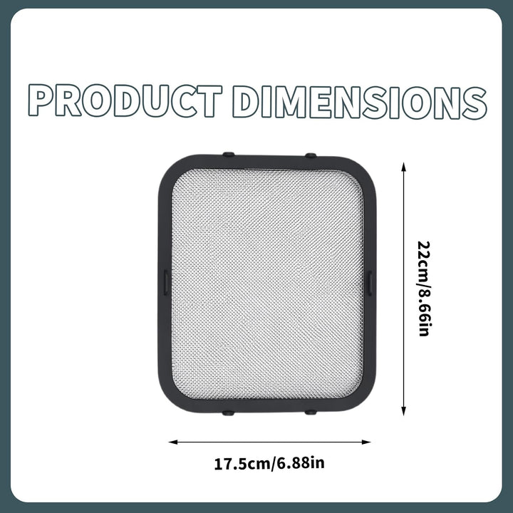 Magnetischer Edelstahl Spritzschutz Heissluftfritteuse 2er Set Wiederverwendbarer Fettspritzschutz K