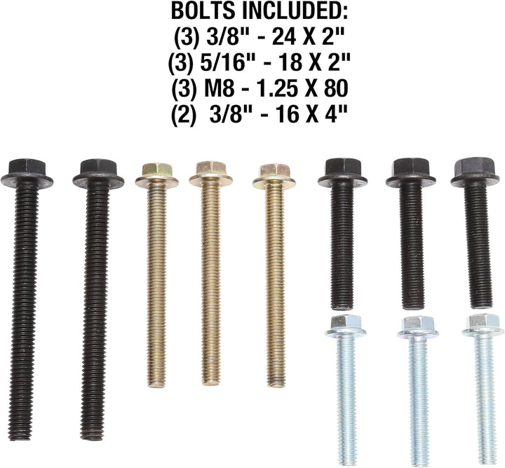 OEMTOOLS 25053 Heavy Duty Harmonic Balancer Puller Set, Heavy Duty
